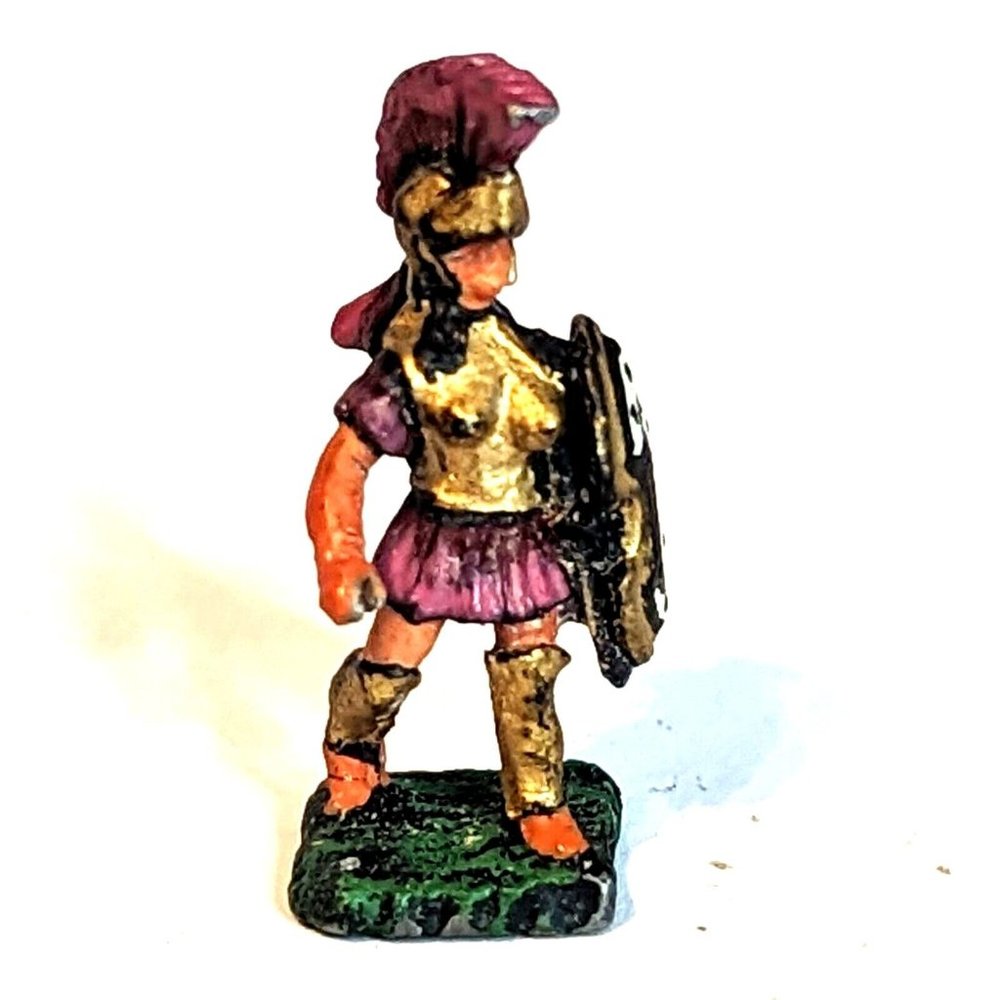 Heritage Custom Cast 1357B Warrior Maiden w. Sword 25mm Miniature 1977